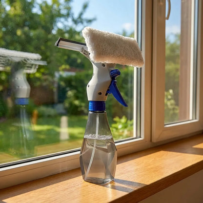 3-in-1 Spray Glass Cleaner Brush