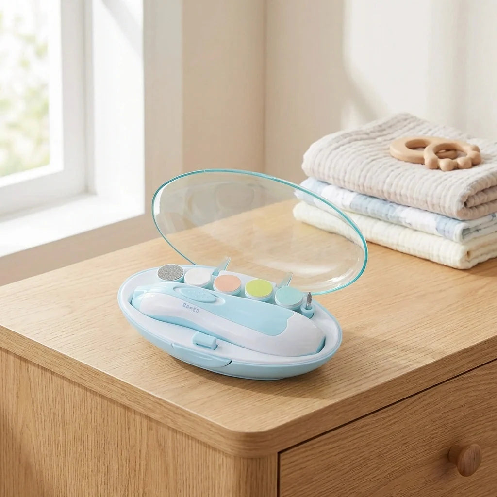 Electric Baby Nail Trimmer With Grinding Heads