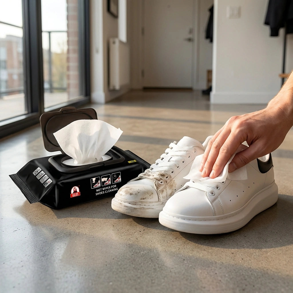 Sneaker & Shoe Cleaner Wipes(1 Packs of 80)
