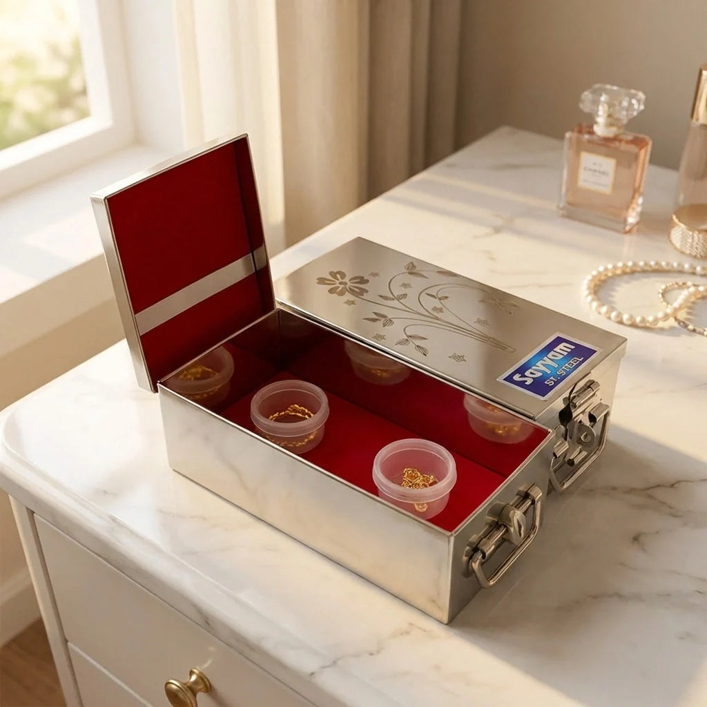Luxury Jewelry Box with Lock