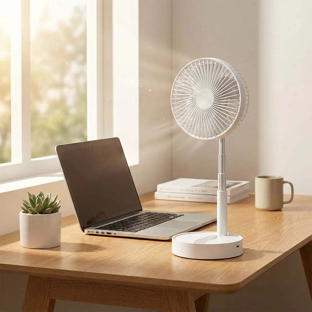 Rechargeable Telescopic Standing Fan