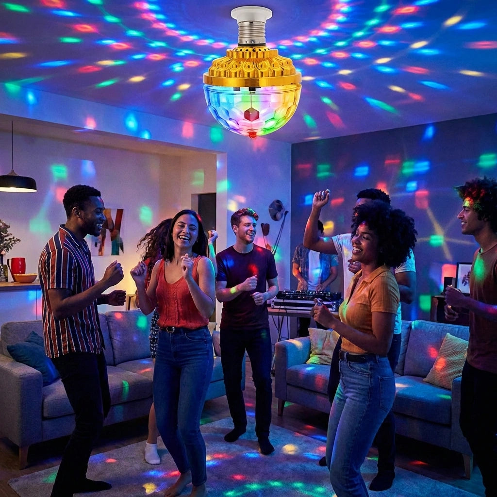 BD Rotating Magic Ball Light with Lamp Holder Sets