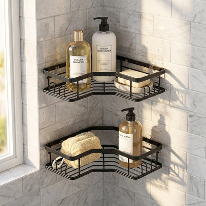 Self-Adhesive Corner Shelf Organizer