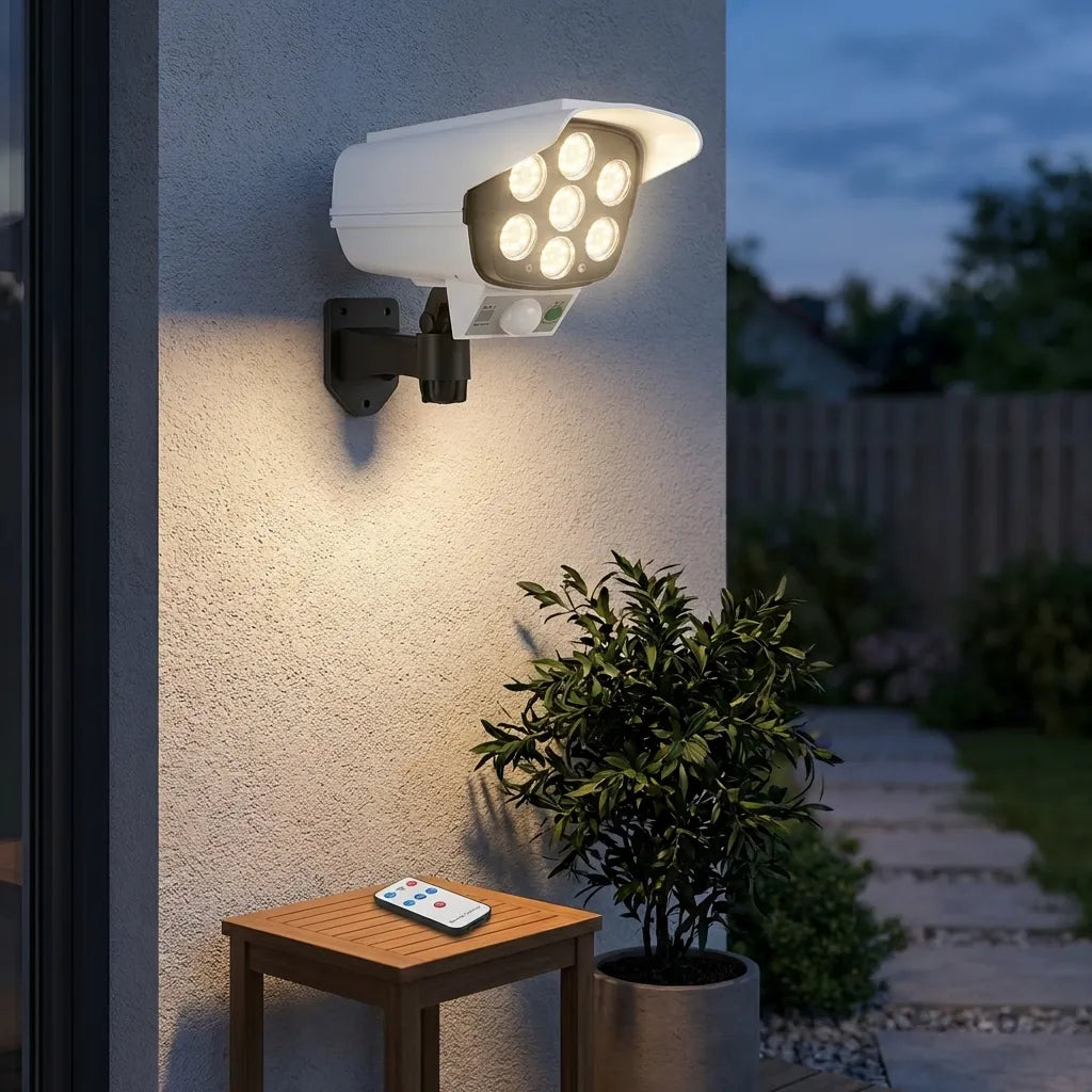 Solar Security Light Camera