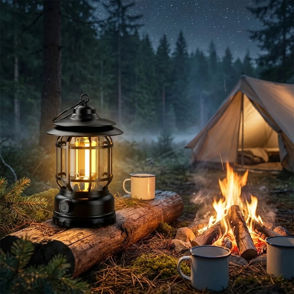 Retro LED Camping Light