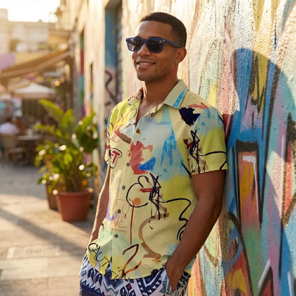 Printed Rayon Casual Shirt