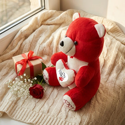 Love Quote Soft Teddy