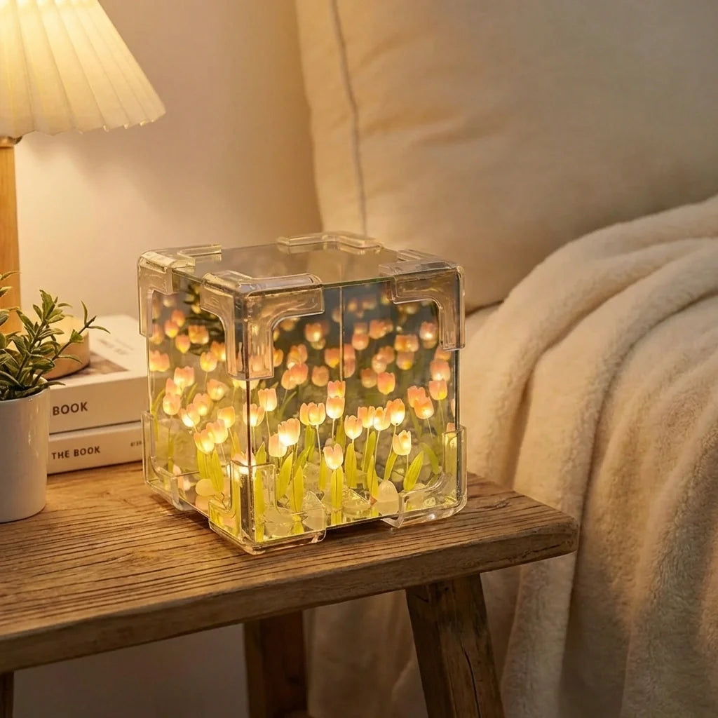 Tulip Mirror Night Lamp