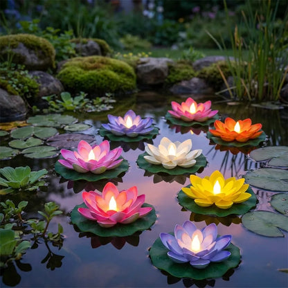 Floating Lotus LED Candles
