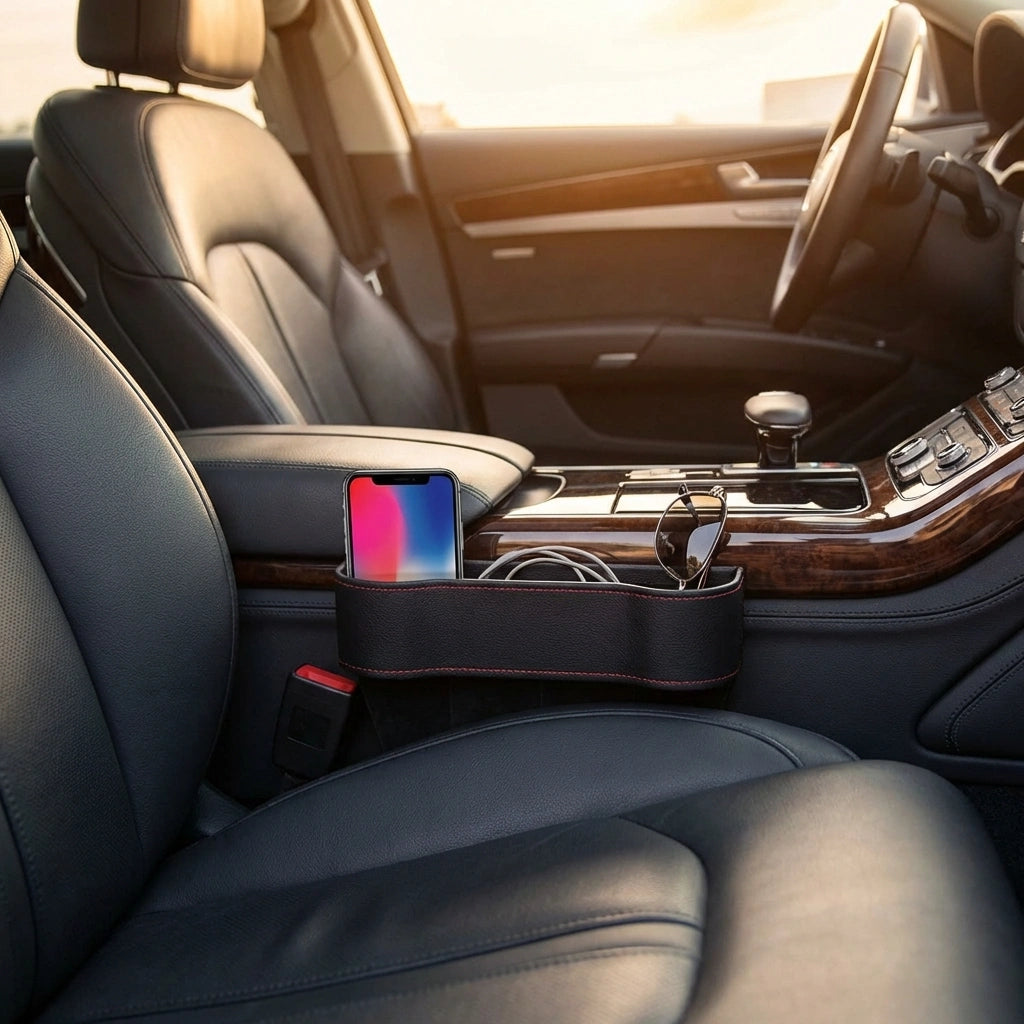 Car Console Side Organizer with Assorted Colour