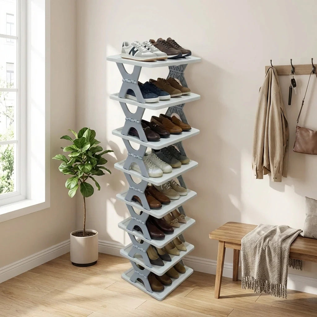 Smart Foldable Shoe Rack Organizer