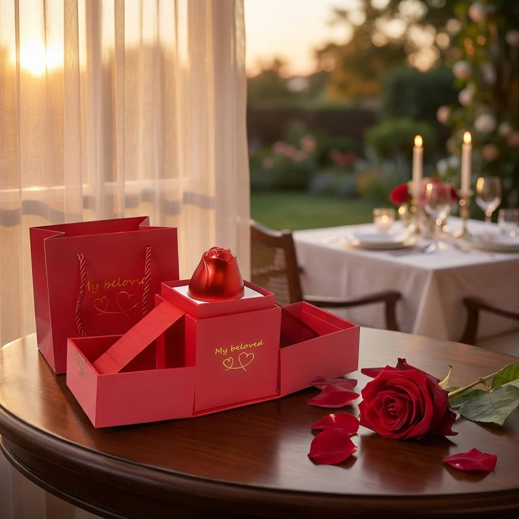 Eternal Rose Jewelry Box