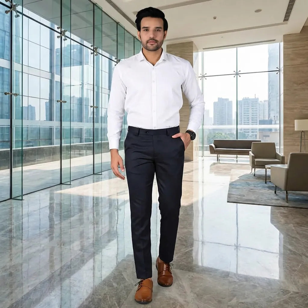 Smart Stretch Formal Trousers