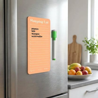 Magnetic Grocery List Board