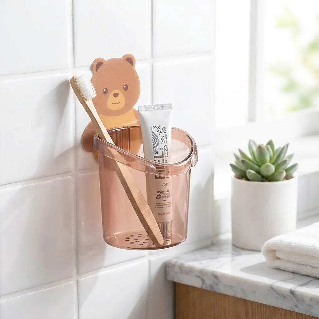 Wall-Mount Toothbrush Holder (2-Pack)