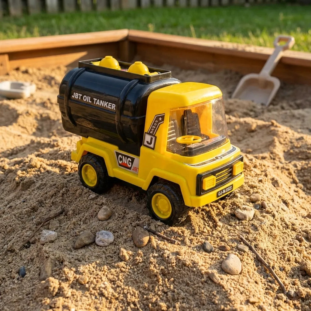 Friction Powered Oil Tanker Toy