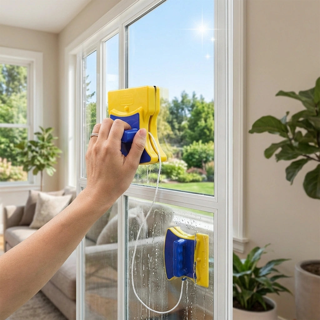 Magnetic Double-Sided Window Cleaner