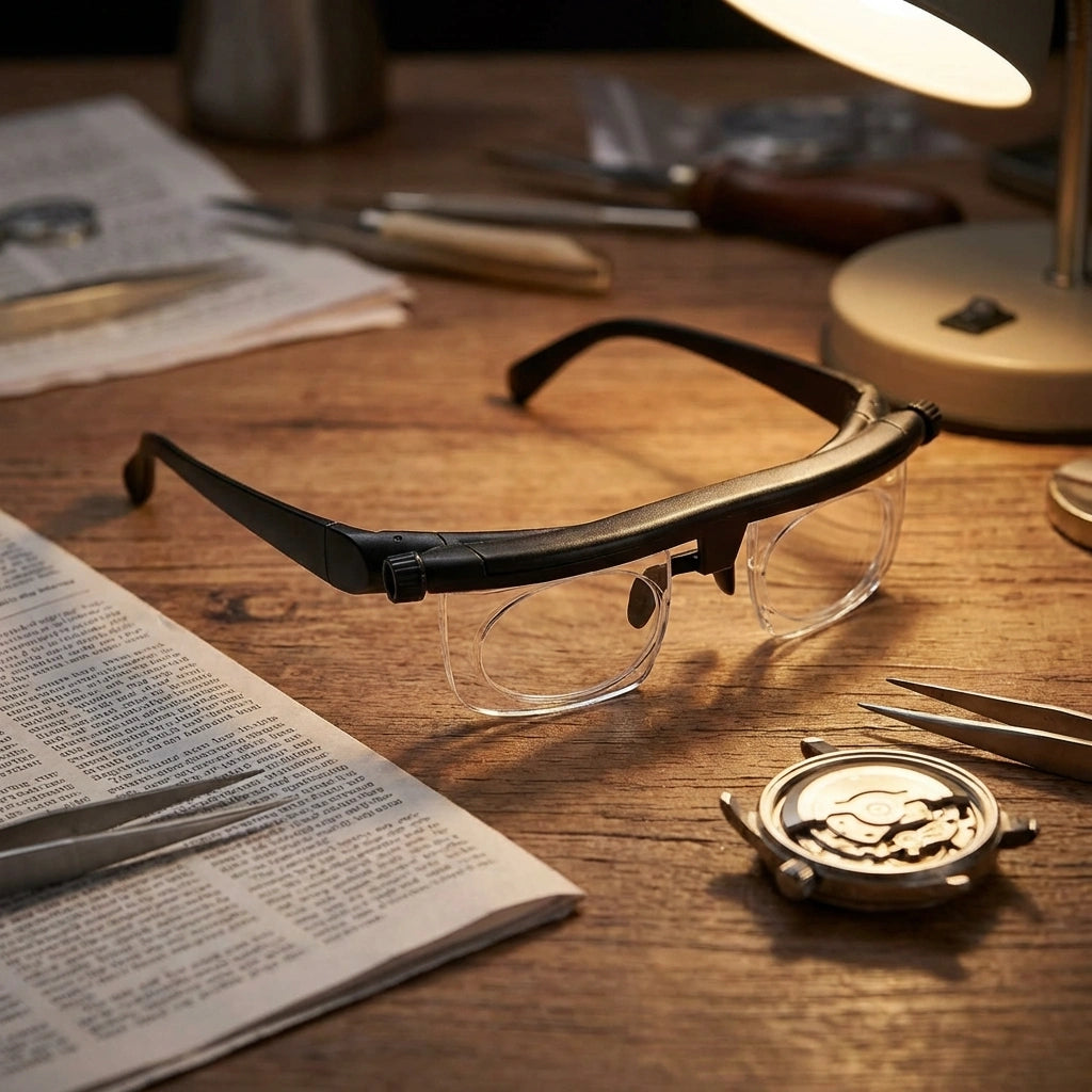 Flex focus adjustable glasses