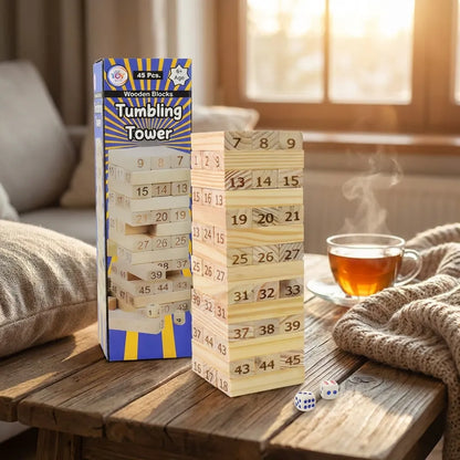 Wooden Tumbling Tower