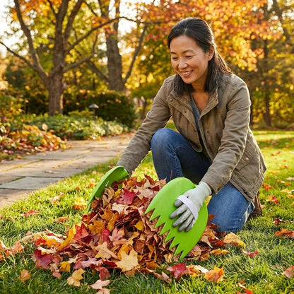 Leaf Scoops Hand Rakes 2 Pcs