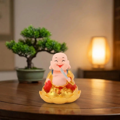Solar Moving Buddha Ornament