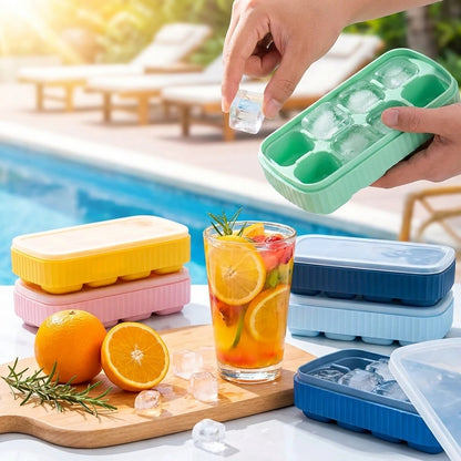 Mini Silicone Ice Cube Tray with Lid