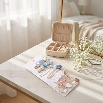 Gracious Pearl Gold Plated Hairclip