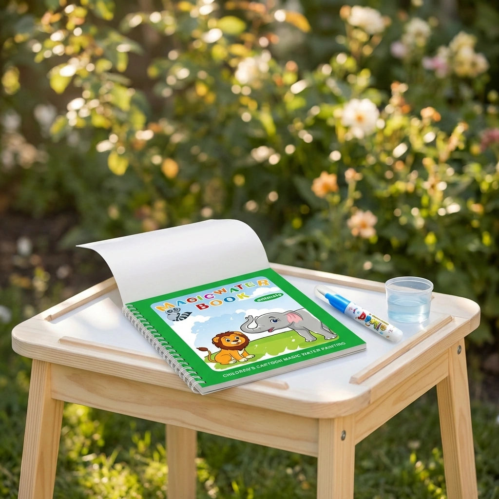 Reusable Magic Water Painting Book