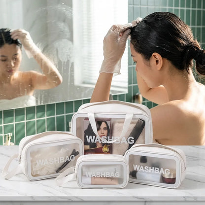Waterproof Toiletry Travel Bags (Combo of 3)