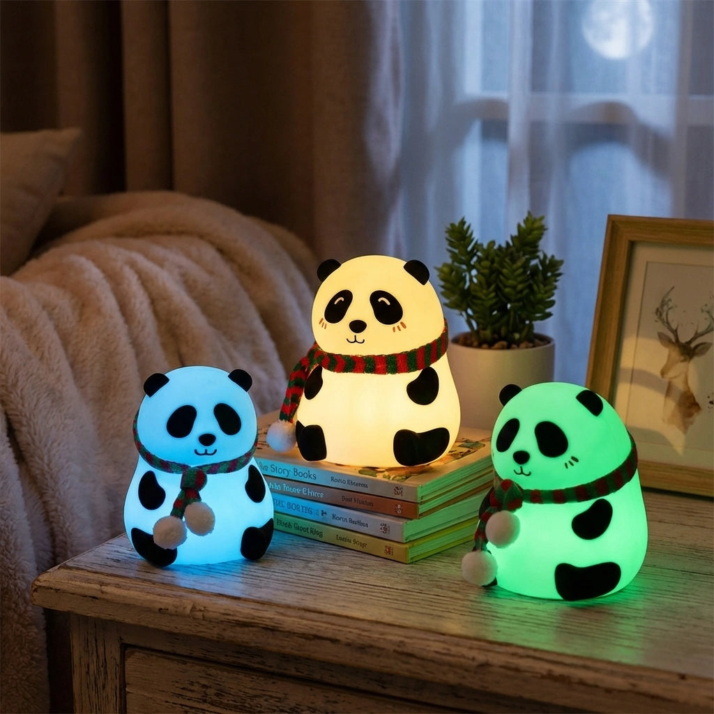 Silicon Touch Panda Lamp