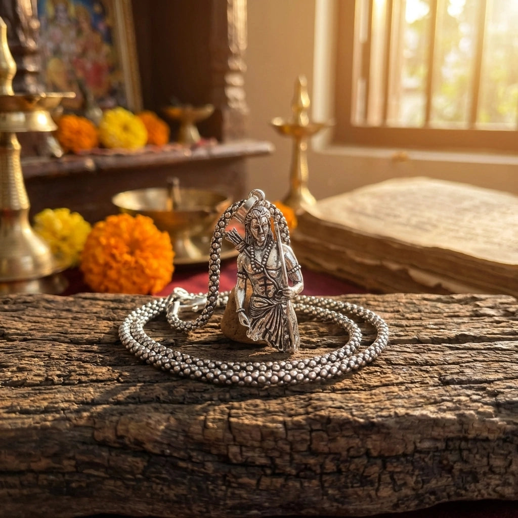 Lord Ram Pendant With Chain