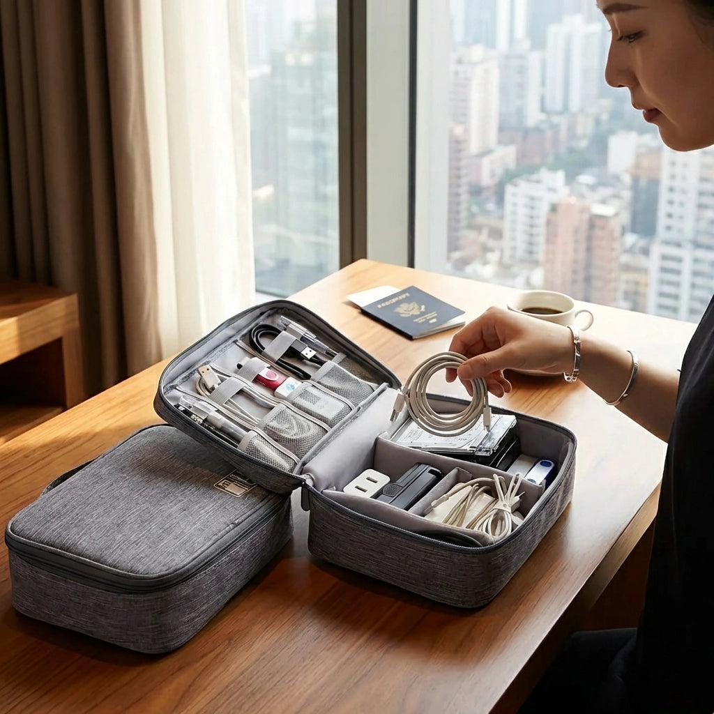 Universal Travel Cable Organizer