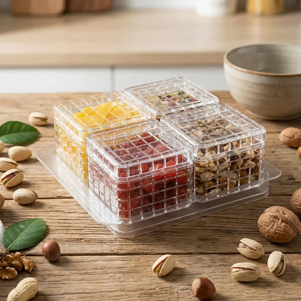 Elegant Airtight Dry Fruit Set