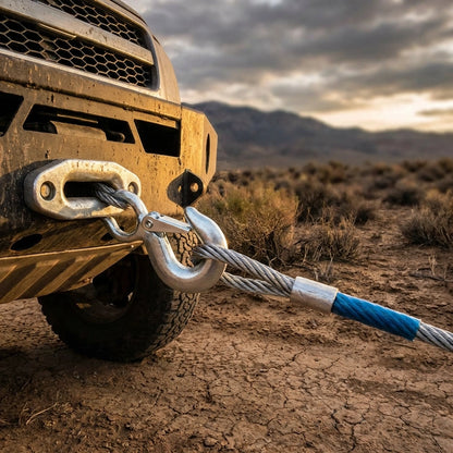 Heavy Duty Steel Wire Car Towing Pull Rope 10 mm