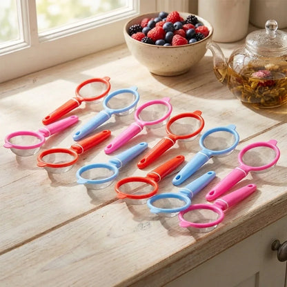 12-Pack Plastic Strainer Set
