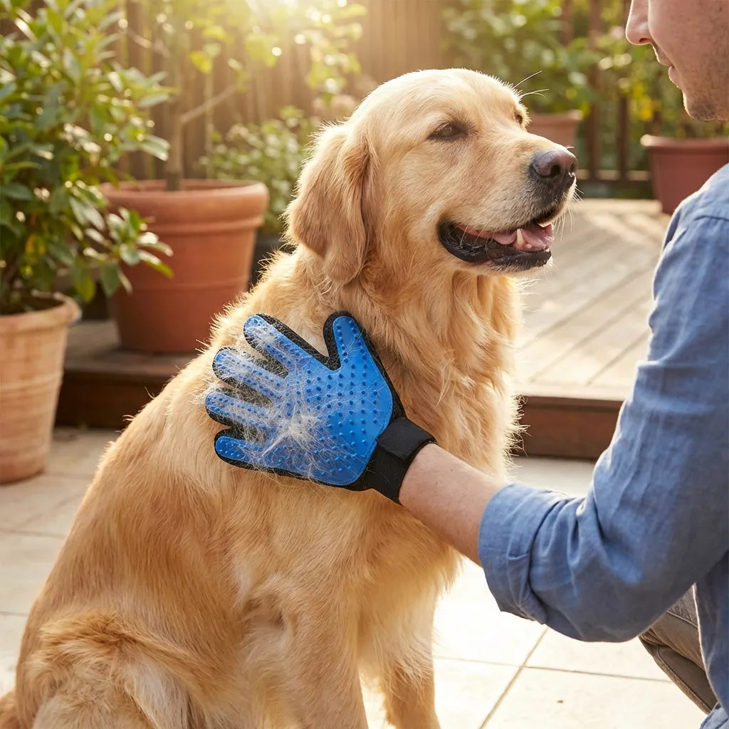 Pet Cleaning-Grooming Hair Hand Gloves