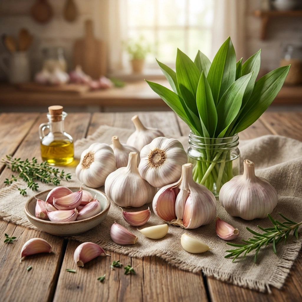 Garlic Seeds with Growth Serum