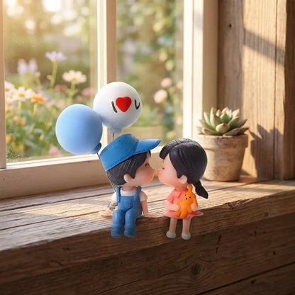 Couple Car Decoration Cute Cartoon Couples
