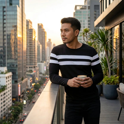 Essential Black Cotton Tees
