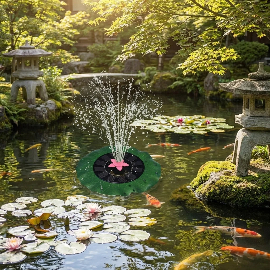 Solar Floating Lotus Fountain Pump