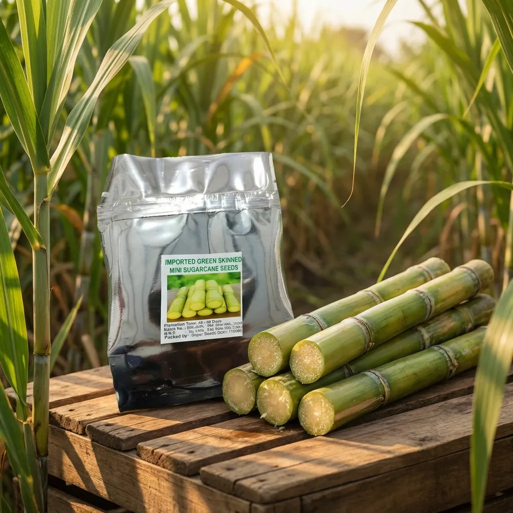 Green-Skinned Mini Sugarcane Seeds