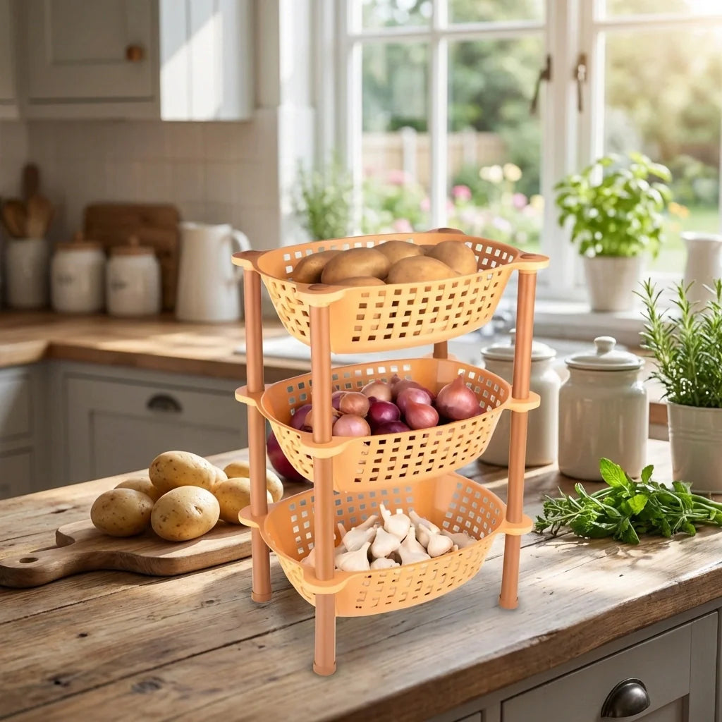 Multipurpose Stackable Storage Baskets