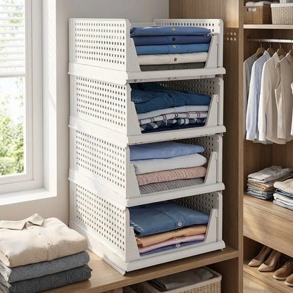 Stackable Foldable Closet Drawers