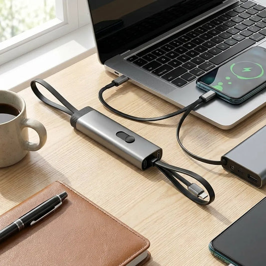 Charging Cable 3 In 1 Extendable Data Transmit