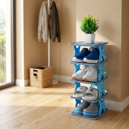 Smart Foldable Shoes Tier Shoe Rack 4 Layer