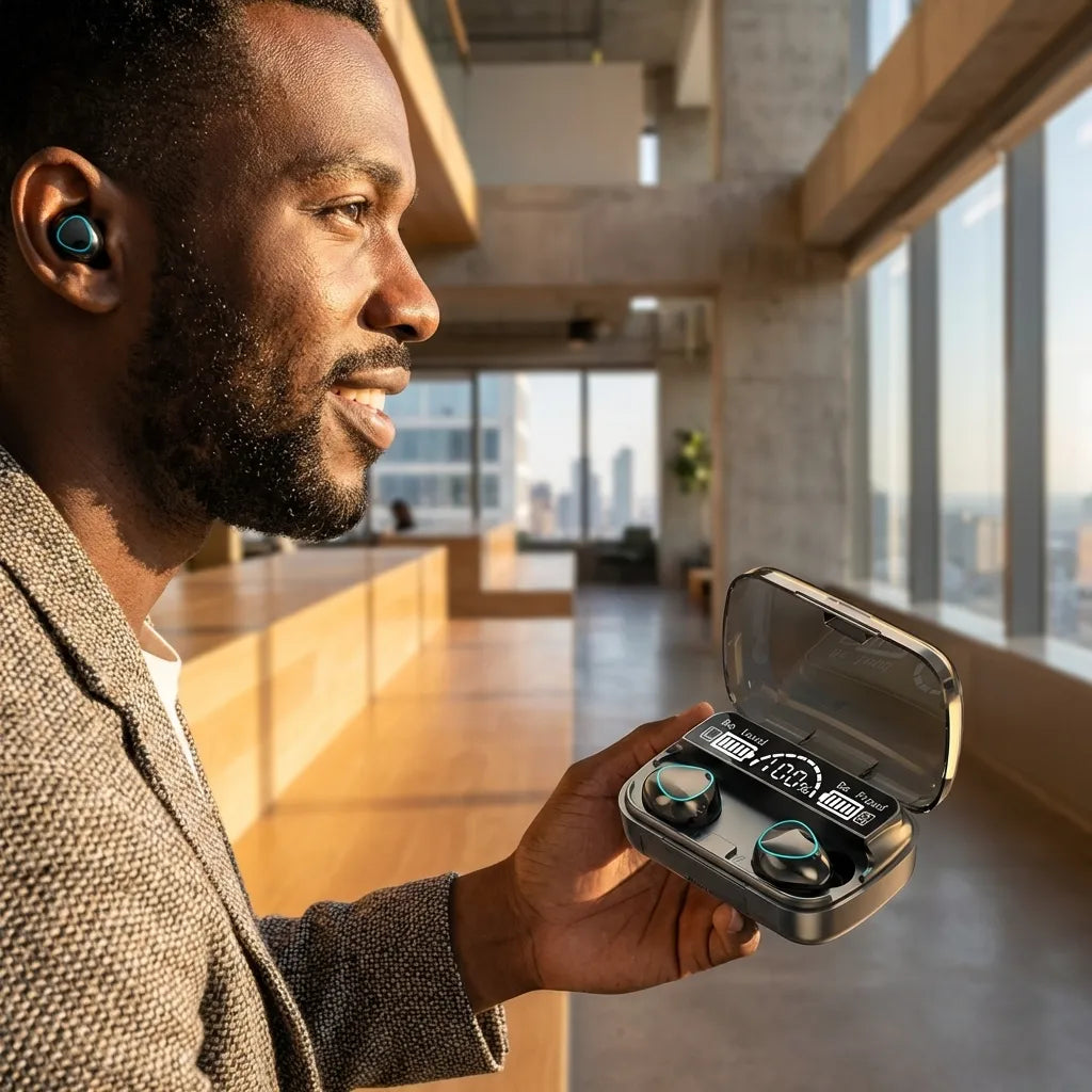 LED Display Wireless Earbuds