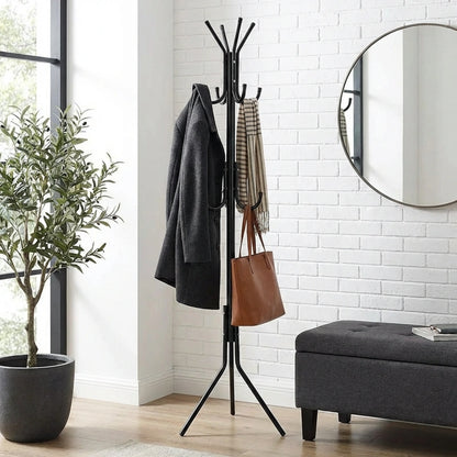 6 Hook Coat Hanger Clothes Stand Hanging