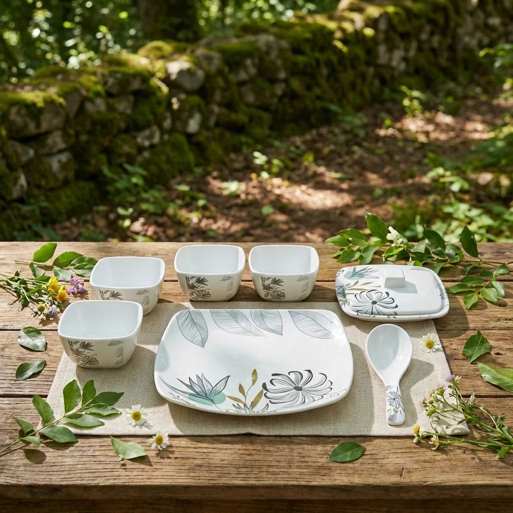 11-Piece Dinner Set with Donga