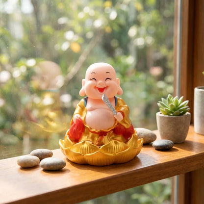 Solar Moving Buddha Ornament