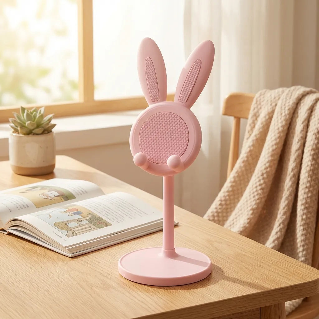 Adjustable Rabbit Cartoon Phone Stand